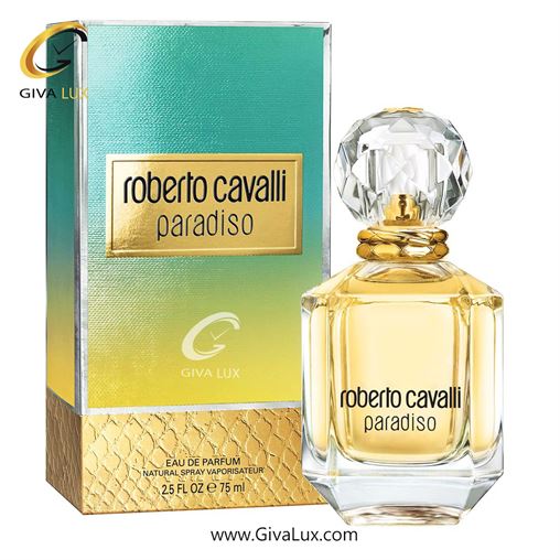 ادو پرفیوم زنانه اورجینال مدل Roberto Cavalli Paradiso | روبرتو کاوالی پردیسو (پارادیسو) حجم 75 میل